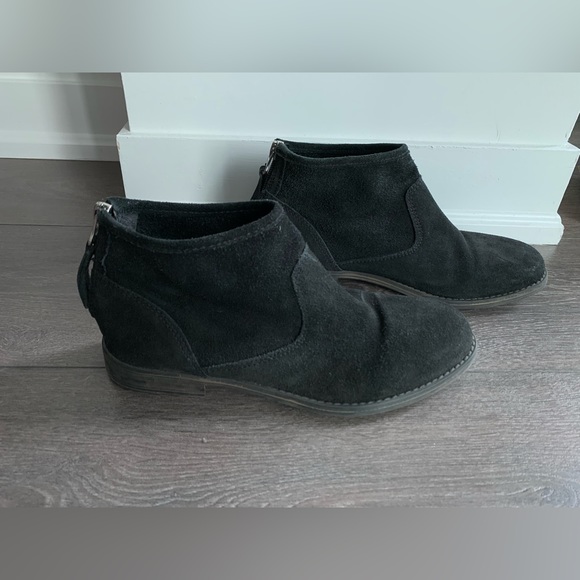 5th Avenue genuine real leather Chelsea boots shoes booties EU36 US 5.5 black - Picture 4 of 6